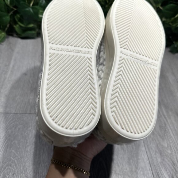 P448 Womens Thea Wool Bubble Shoes Size 38 Gray Sneakers